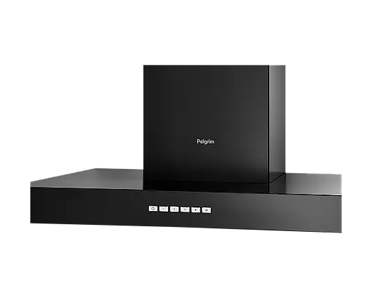 Pelgrim schouwafzuigkap mat - BSK663MAT zwart
