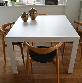 Esstisch C2 Tisch Laminat alpinweiß