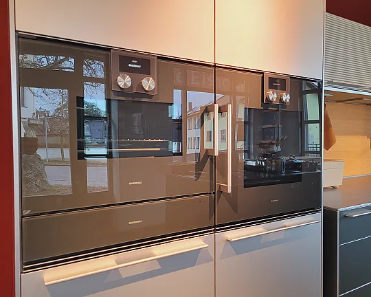 Geräteset Gaggenau Backofen, Dampfbackofen und Wärmeschublade Anthrazit günstig - BOP 250 102  -  BSP 271 101  -  WSP 221 100