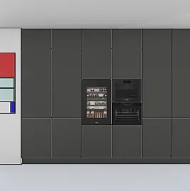Hochschrankseite carbongrau