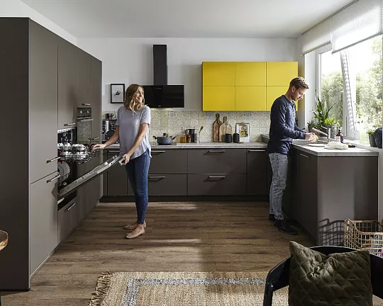 Moderne U-Küche funktional und alltagstauglich - Siena