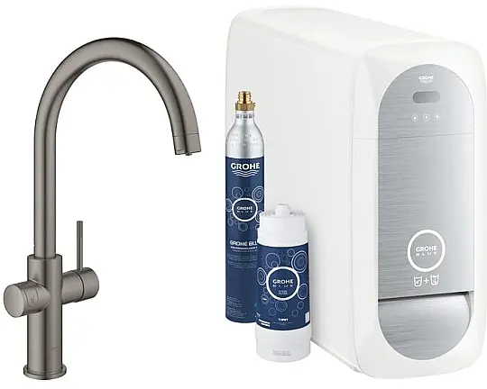 Grohe BLUE Home Trinkwasseranlage - Grohe Blue Home Duo C-Auslauf Starter Kit