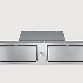 Lüfterbaustein MIELE DA 2628 Edelstahl mit energiesparender LED-Beleuchtung und Tipptasten für komfortable Bedienung.