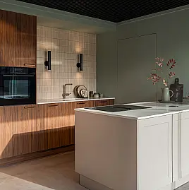 Walnoot kasmir eilandkeuken