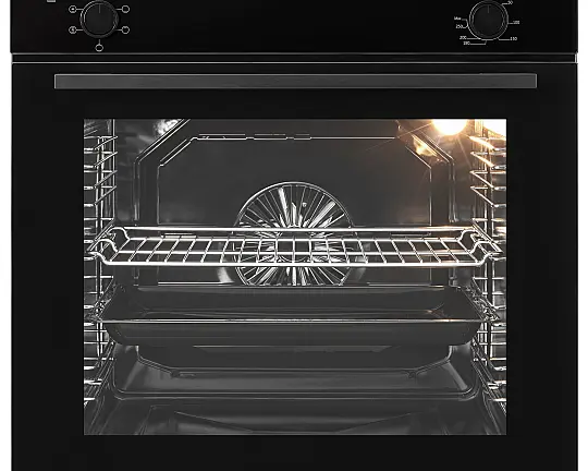 Backofen 80 Liter - Versenkknebel mit vielen Funktionen - EBS