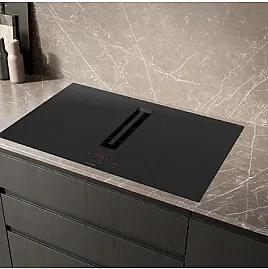 Pure Induktions-Kochfeld mit integriertem Kochfeldabzug - Umluft