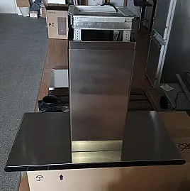 ELICA Inselesse E100EXI-076-501 Edelstahl/Glas