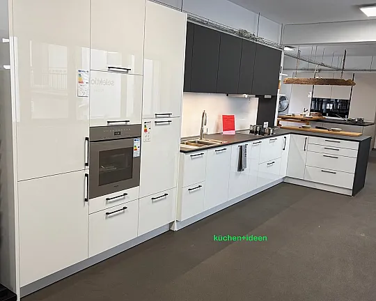 Kristallweiß Hochglanz Lack / Graphit Matt - Systemat