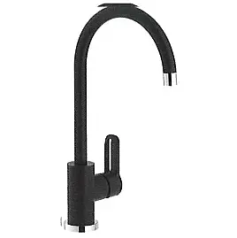 Armatur verchromt + schwarz Matt Hochdruck-