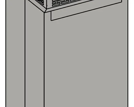 falmec Umluftbox für klassische Inselhauben Carbon.Zeo inkl. Schacht KACL.949#IF 102294 - KACL.949#IF 102294