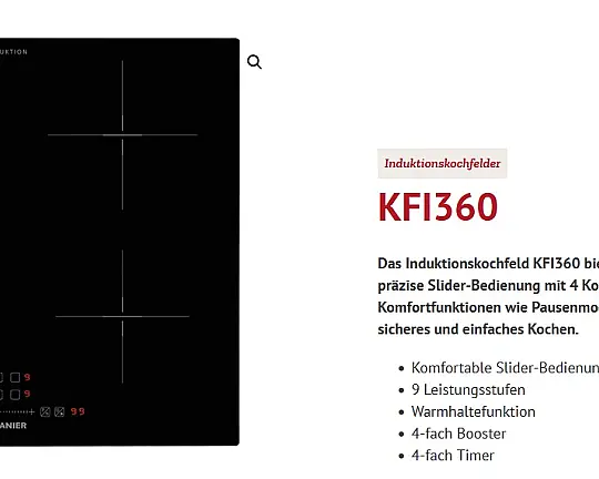 Induktionskochfeld - KFI360