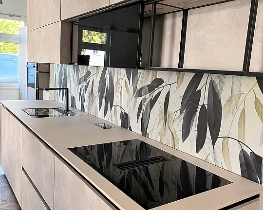 Elba Schiefersand  mit Neolith Keramik Arbeitsplatte - Elba Schiefersand Nachbildung