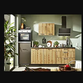 Neue Pino Küche mit Bosch Geräten nur 2 Wochen Lieferzeit Küchenzeile 276 Evoke Eiche nb. 672