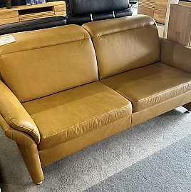 Sofa in Leder Arcade Kurkuma