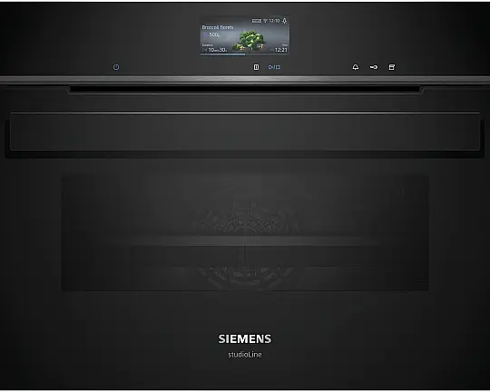 Kompakt-Dampfbackofen (45 cm) mit vielen Programmen, Home Connect & ecoClean - CS936GCB1 (Studioline)