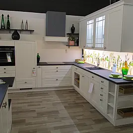 Landhausküche Chalet "Lack" inkl Geräte / Zubehör - Aktionspreis! / Koje 8
