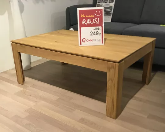 Hochwertiger eckiger Holztisch für das Wohnzimmer - Couchtisch