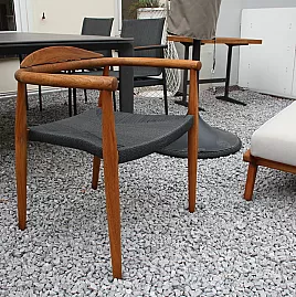 GLOSTER - Outdoor Esstisch-Stuhl, stapelbar