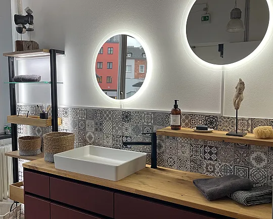 Nobilia Bad Lacklaminat Rostrot - Easytouch