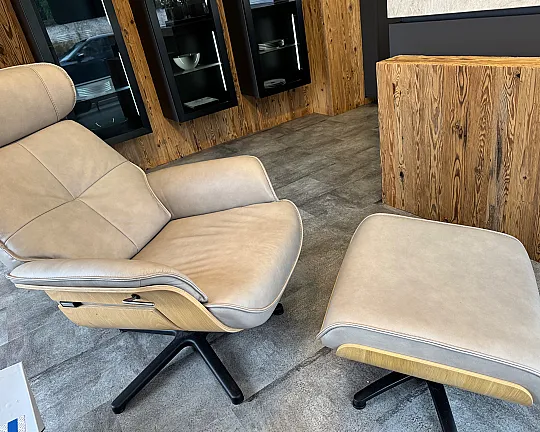 Exklusiver Leder Lounge Sessel - Lounge Sessel