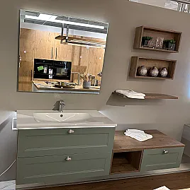 Badezimmer Möbel mit Spiegelschrank - inkl. LED Beleuchtung