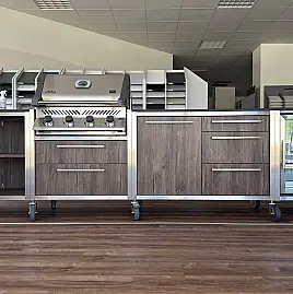 Burn Outdoor Kitchen Outdoor-Küche mit Napoleon PRO 500 und Caso BBQ-Cooler