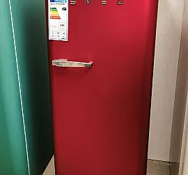 Standkühlschrank mit Gefrierfach ruby red 50er Jahre Retro Design