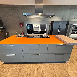 Silbergrau Glas-Küchenarbeitsplatte