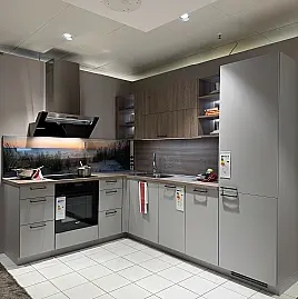 moderne Einbauküche in L-Form