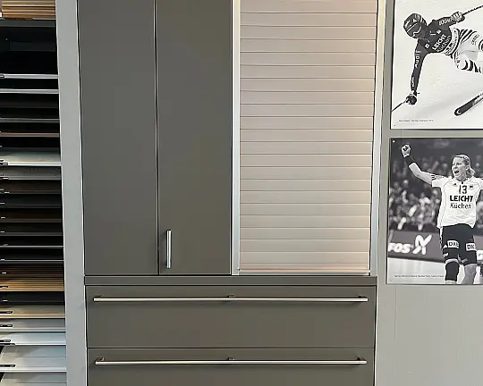 I Unterschrank + Etagen-Aufsatz-Rollladenschrank + Etagen-Aufsatz-Eckschrank - Nischenmöbel I Pocketschrank I Nischenschrank I Kaffeeschrank