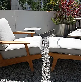 GLOSTER - Outdoor Lounge; beige, sandfarben, holzfarben