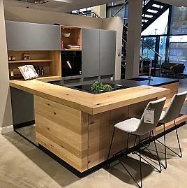 Team 7 Massivholzküche Eiche weiß geölt