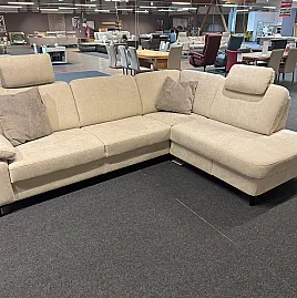 Polstergarnitur Rundecke mit Schubkasten