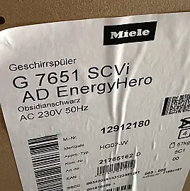 Miele G 7651 SCVi AD EnergyHero vollintegrierter Geschirrspüler