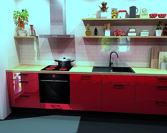 - Weil du nicht beige bist. - IP 4050 hochglanz Rot