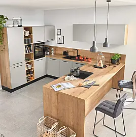 moderne Küche in U-Form inkl. Siemens Einbaugeräte