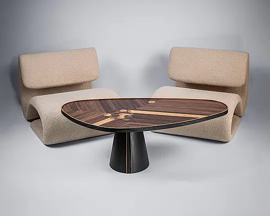 Tisch aus Echtholz massiv, geölt - Couchtisch mit Styl