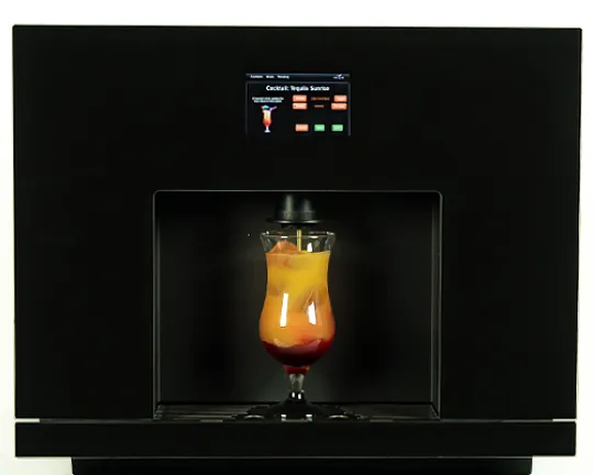 Die vollautomatische Cocktailmaschine für Ihre Küche mit Mix-Getränken auf Knopfdruck WÄHLBAR - MINIBAR K9