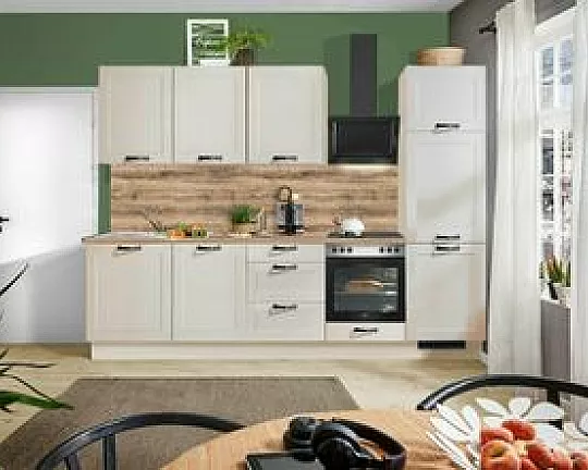 Neue Pino Küche mit Bosch Geräten nur 2 Wochen Lieferzeit Küchenzeile 167 weiß matt 435 - PN435 Nr.670