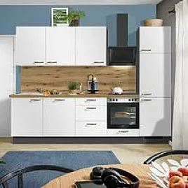 Neue Pino Küche mit Bosch Geräten nur 2 Wochen Lieferzeit Küchenzeile 167 Alpin supermatt 691
