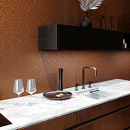 LAIKA-A Copper Shadow mit Hochschränke in Topos struktureiche moor