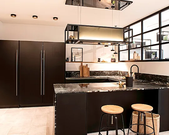 Systemat schwarz Mattlack - AV 2035-GL schwarz Mattlack