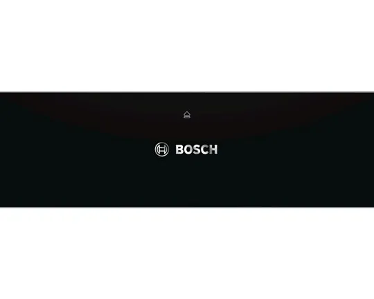 Warmhalteschublade in Schwarzglas aus dem Hause Bosch - BIC630NS1