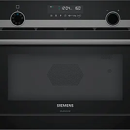 Siemens iQ500 Einbau-Mikrowelle mit Dampfgarfunktion aus der Serie studioLine