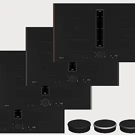 N 90 Induktionskochfeld mit Dunstabzug 80 cm Flex Design