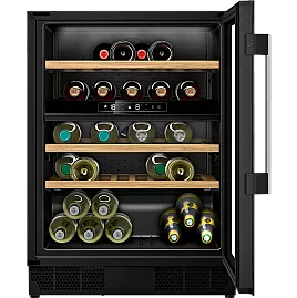 Einbau-Weinkühlschrank, schwarz, 44 Flaschen  LAGERABVERKAUF