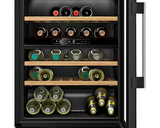Einbau-Weinkühlschrank, schwarz, 44 Flaschen  LAGERABVERKAUF - Neff KU9213HG0 Einbau-Weinkühlschrank
