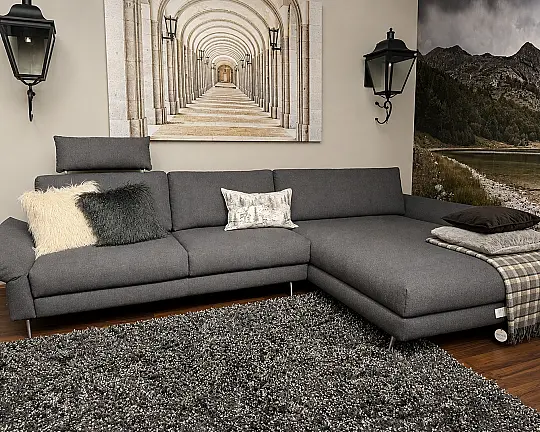L-Sofa mit Kopfstütze - OMEGA 6