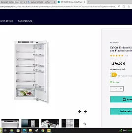 Siemens Einbau Kühlgerät
