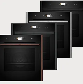 N 90 Einbau-Backofen mit Dampfunterstützung 60 x 60 cm Flex Design